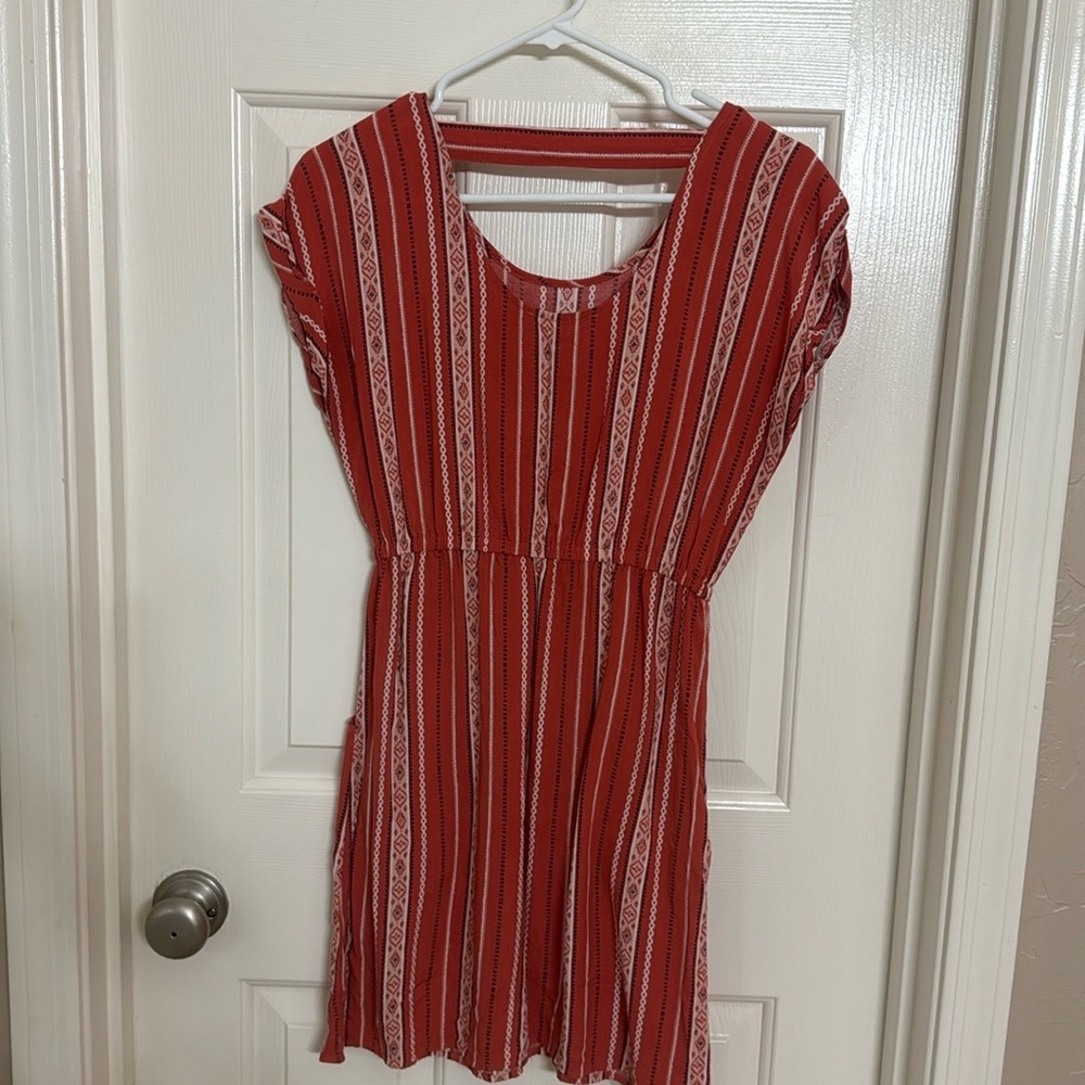 XS terracotta summer dress